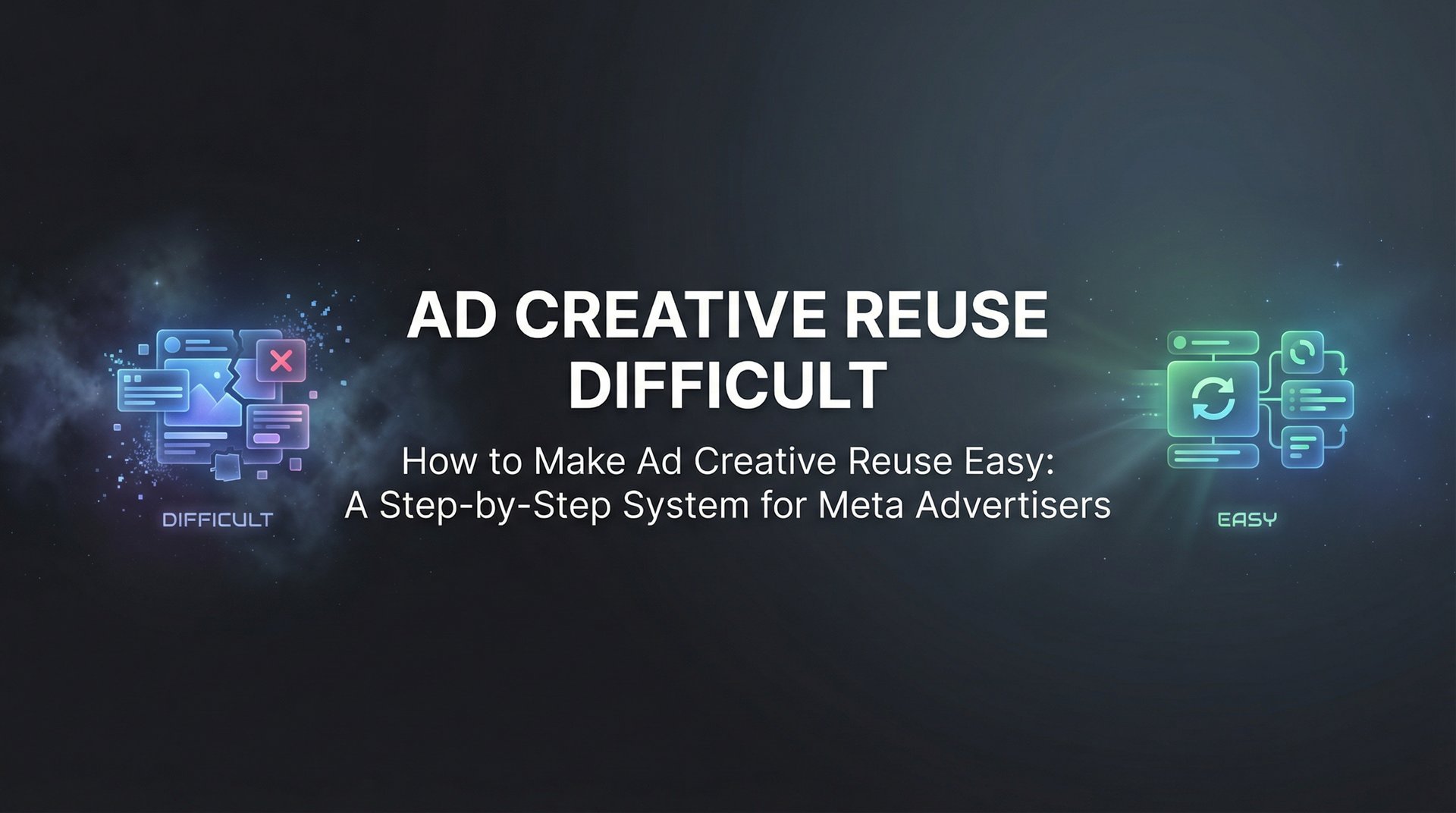 Ad Creative Reuse Difficult? Step-by-Step Fix Guide | AdStellar