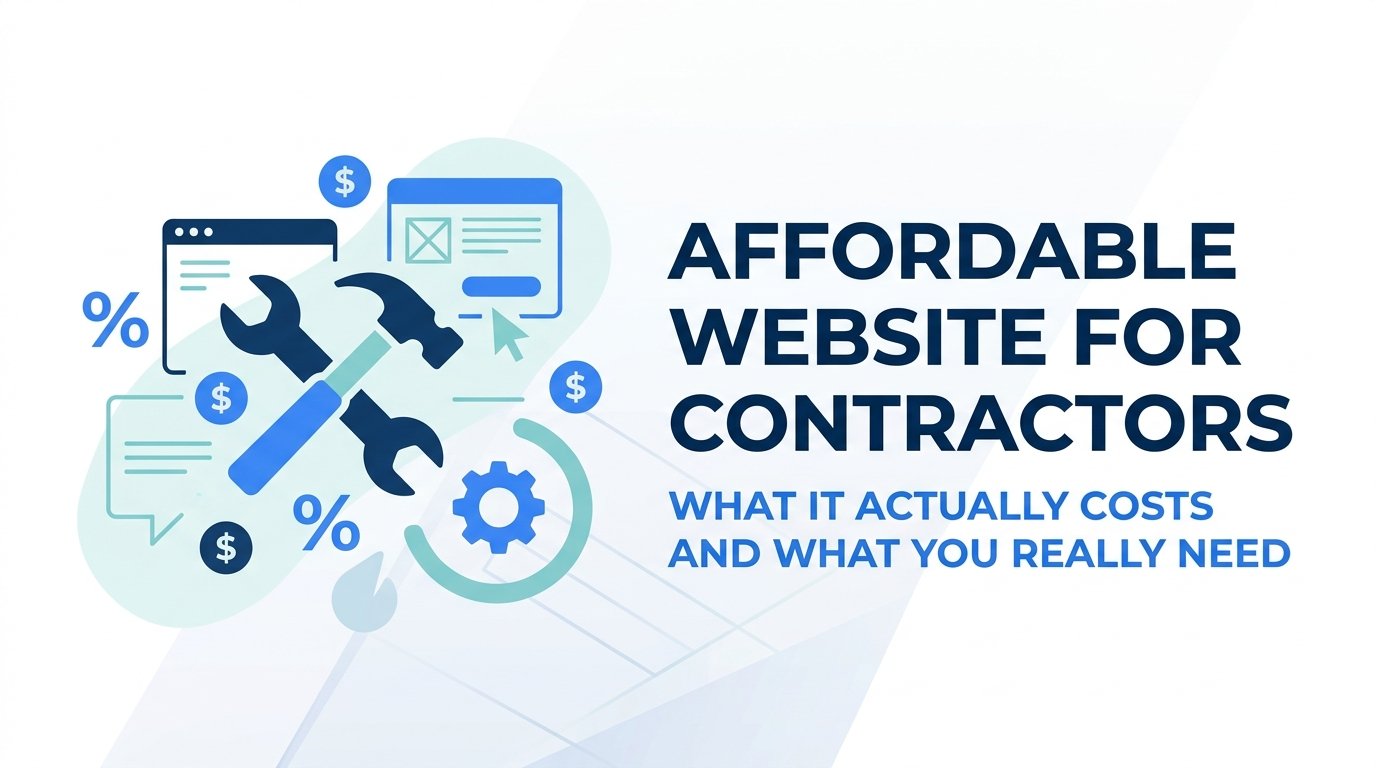 Cover image for blog post: Affordable Website for Contractors: What It Actually Costs and What You Really Need