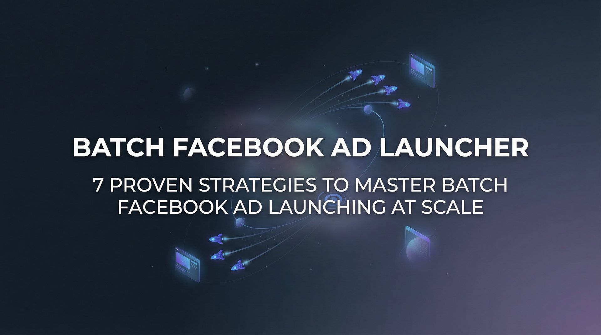 Batch Facebook Ad Launcher: 7 Proven Strategies Guide | AdStellar