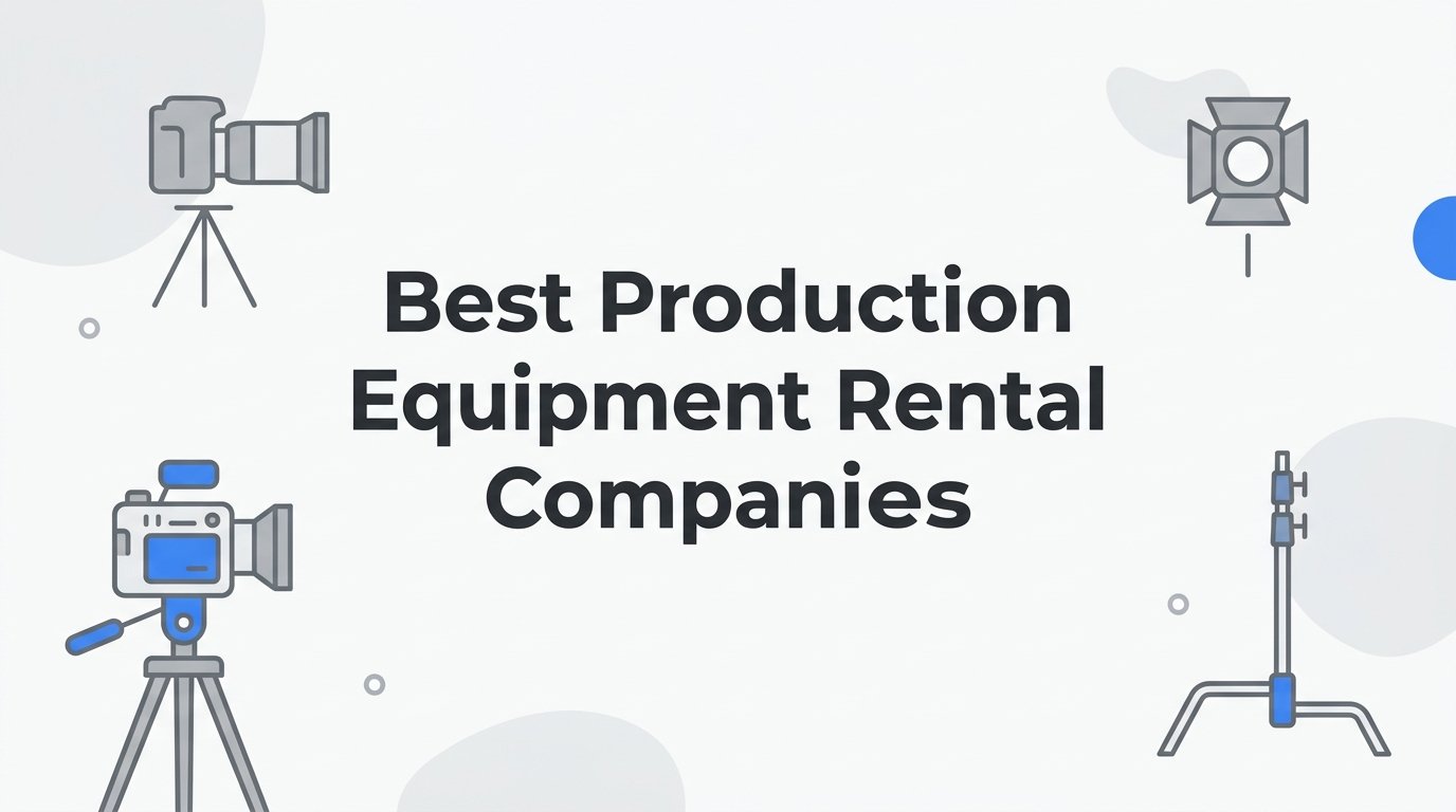 8 Best Production Equipment Rental Companies for Film and Video Crews in 2026