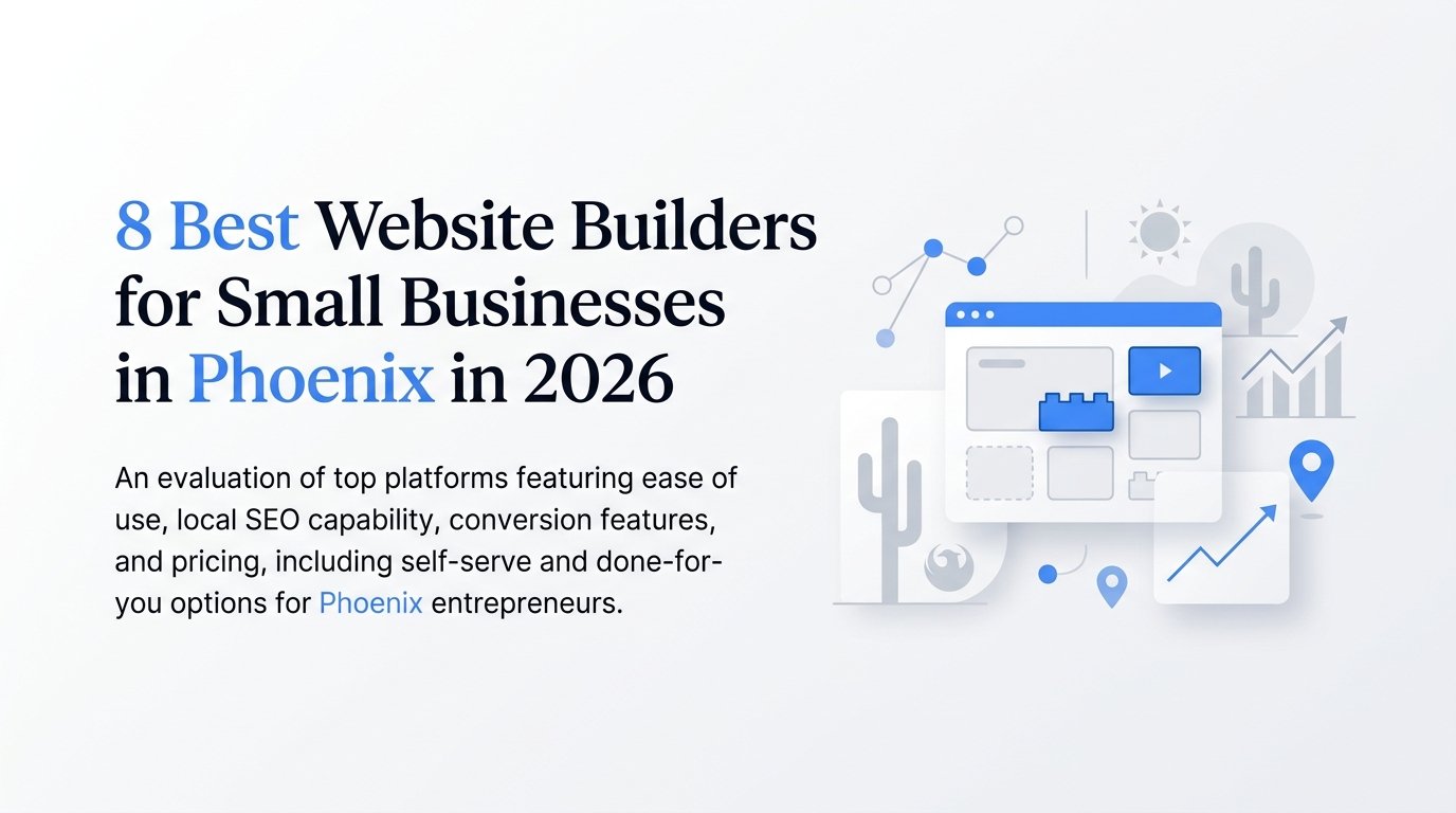 Cover image for blog post: 8 Best Website Builders for Small Businesses in Phoenix in 2026