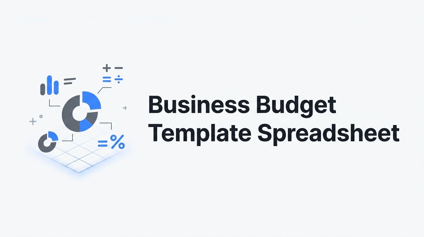 How to Build a Business Budget Template Spreadsheet