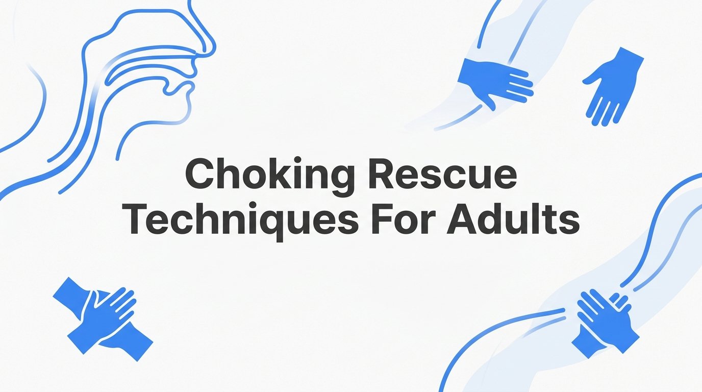 Choking Rescue Techniques for Adults: A Step-by-Step Guide