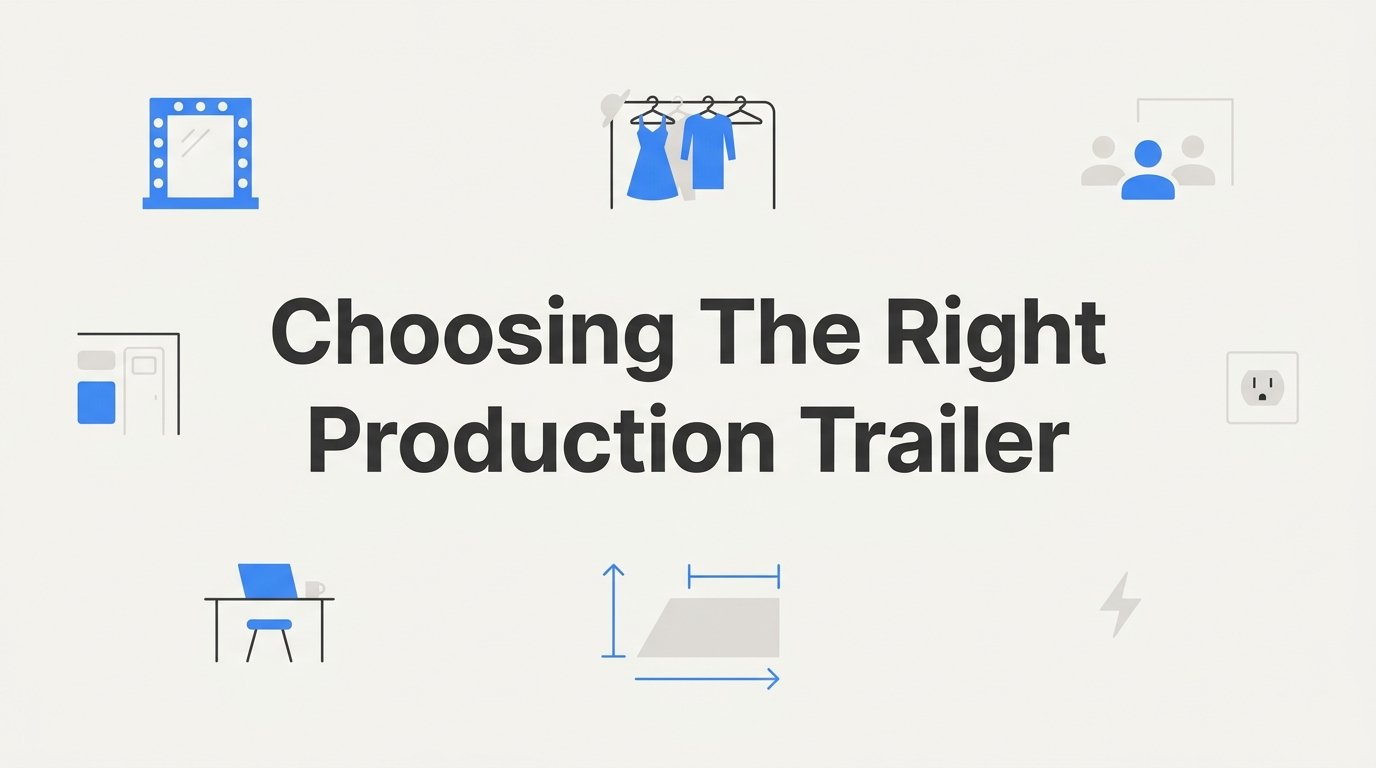 How to Choose the Right Production Trailer for Your Shoot