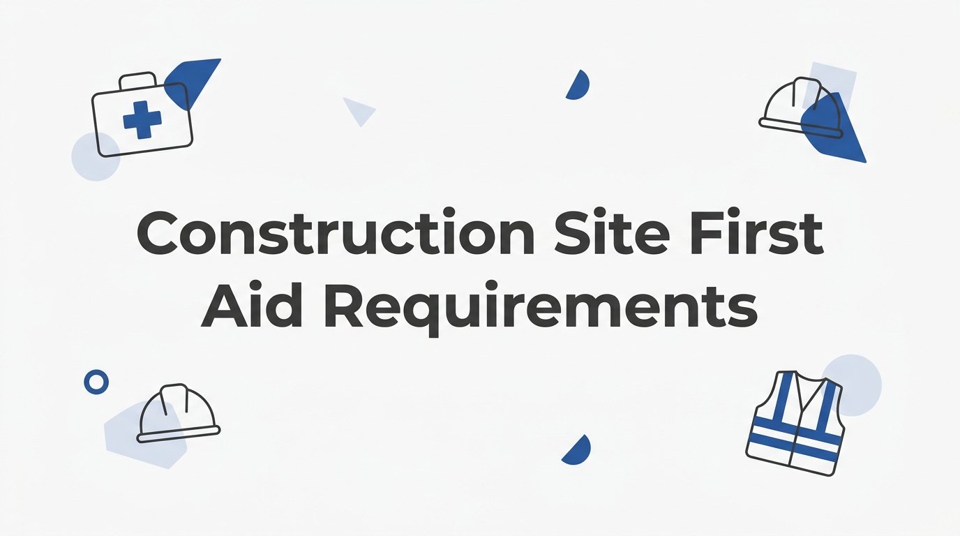 Construction Site First Aid Requirements: What Every Contractor and Site Manager Needs to Know