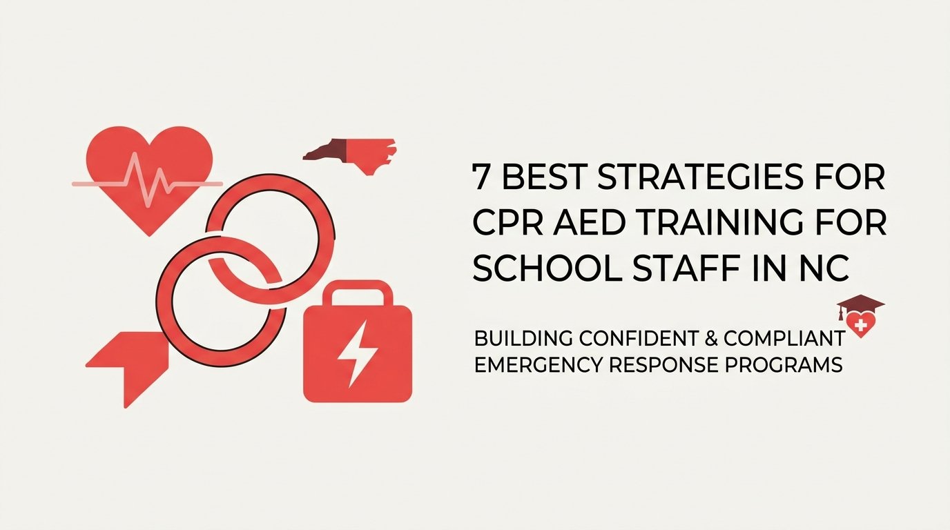 7 Best Strategies for CPR AED Training for School Staff in NC