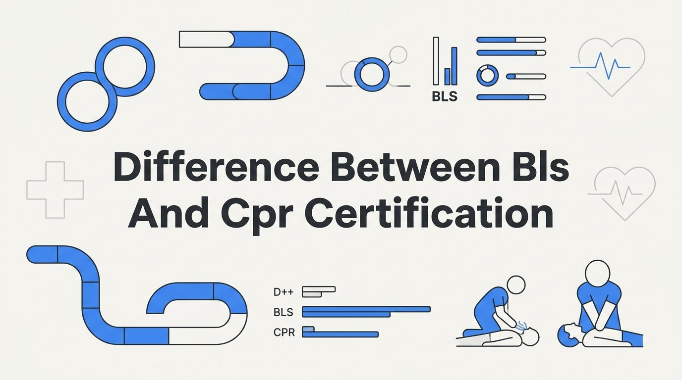 The Difference Between BLS and CPR Certification: Which One Do You Need?