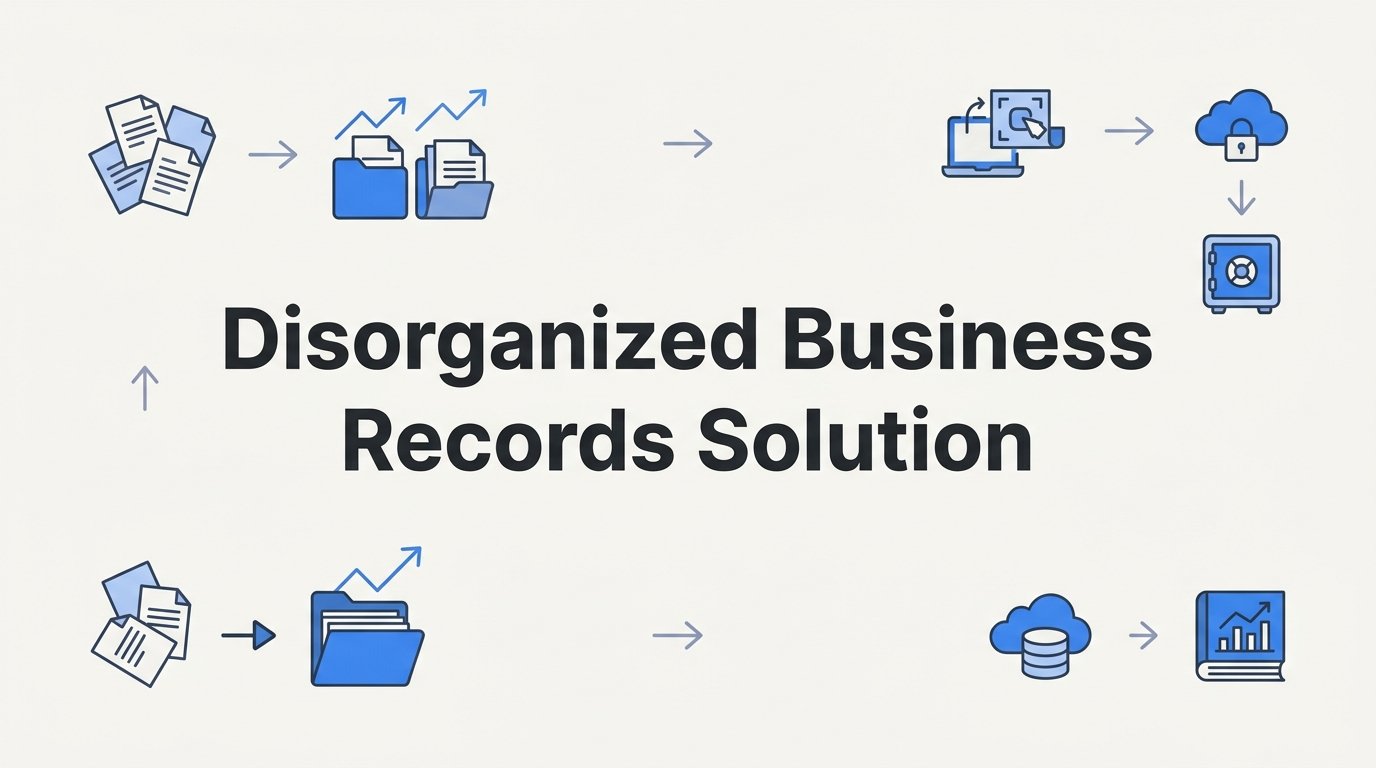 How to Fix Disorganized Business Records: A Step-by-Step Solution for Small Businesses