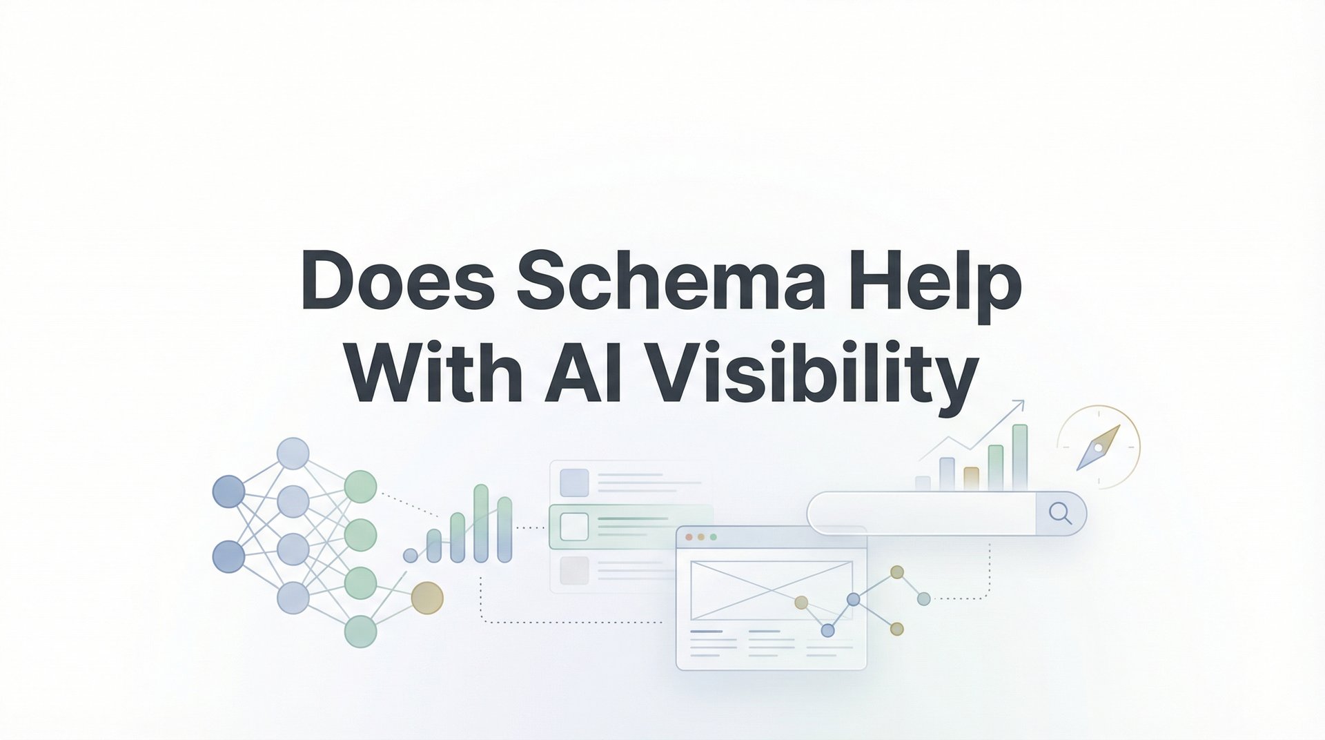 Cover image for blog post: Does Schema Help With AI Visibility? What Small Business Owners Need to Know