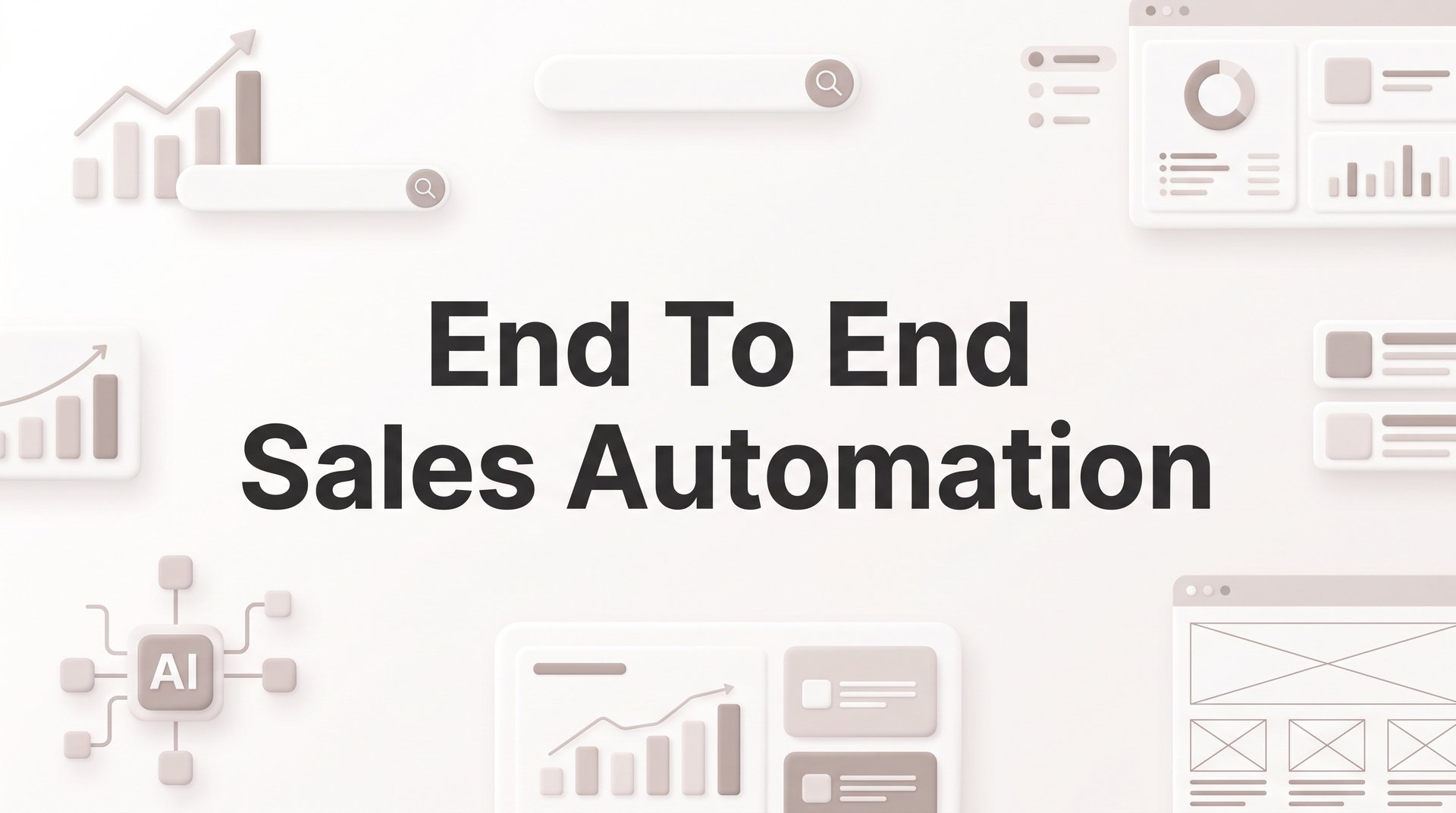 Cover image for: End to End Sales Automation: How to Build a System That Books Clients While You Sleep