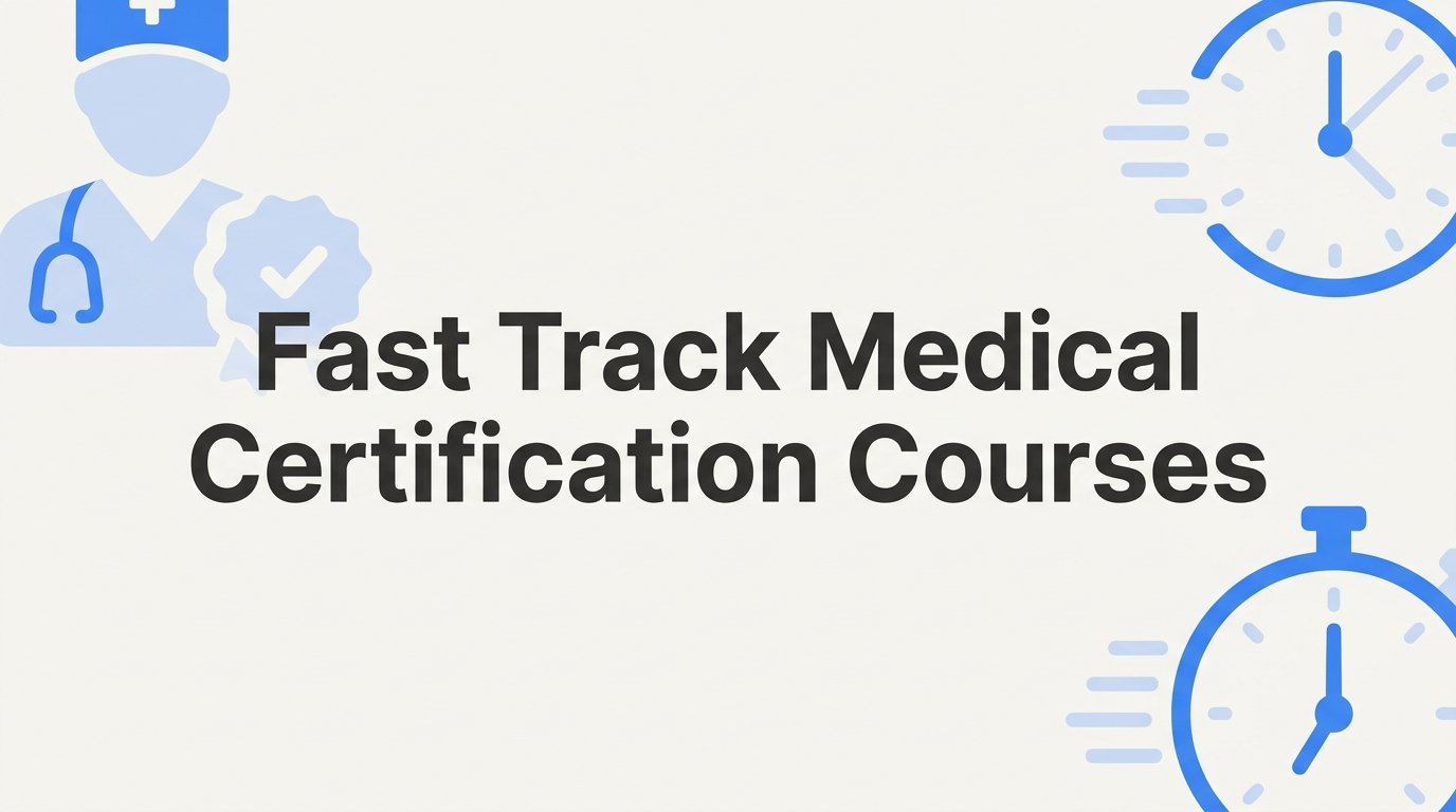 7 Strategies to Fast Track Medical Certification Courses Without Cutting Corners