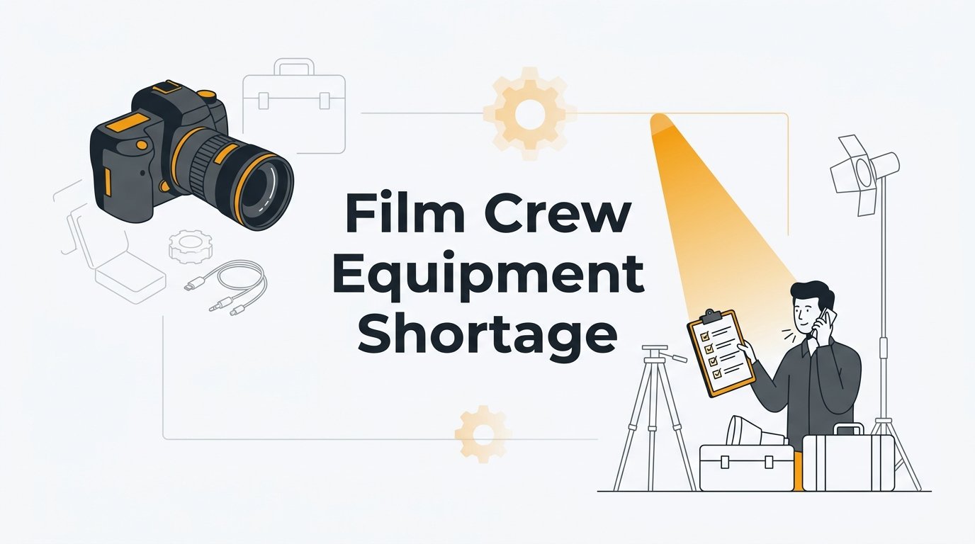 How to Handle a Film Crew Equipment Shortage Without Derailing Your Production