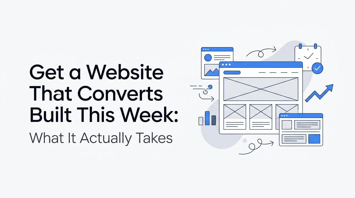 Cover image for blog post: Get a Website That Converts Built This Week: What It Actually Takes