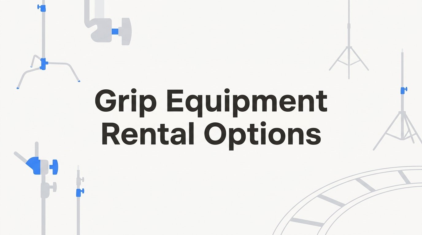 9 Best Grip Equipment Rental Options for Film Productions in 2026