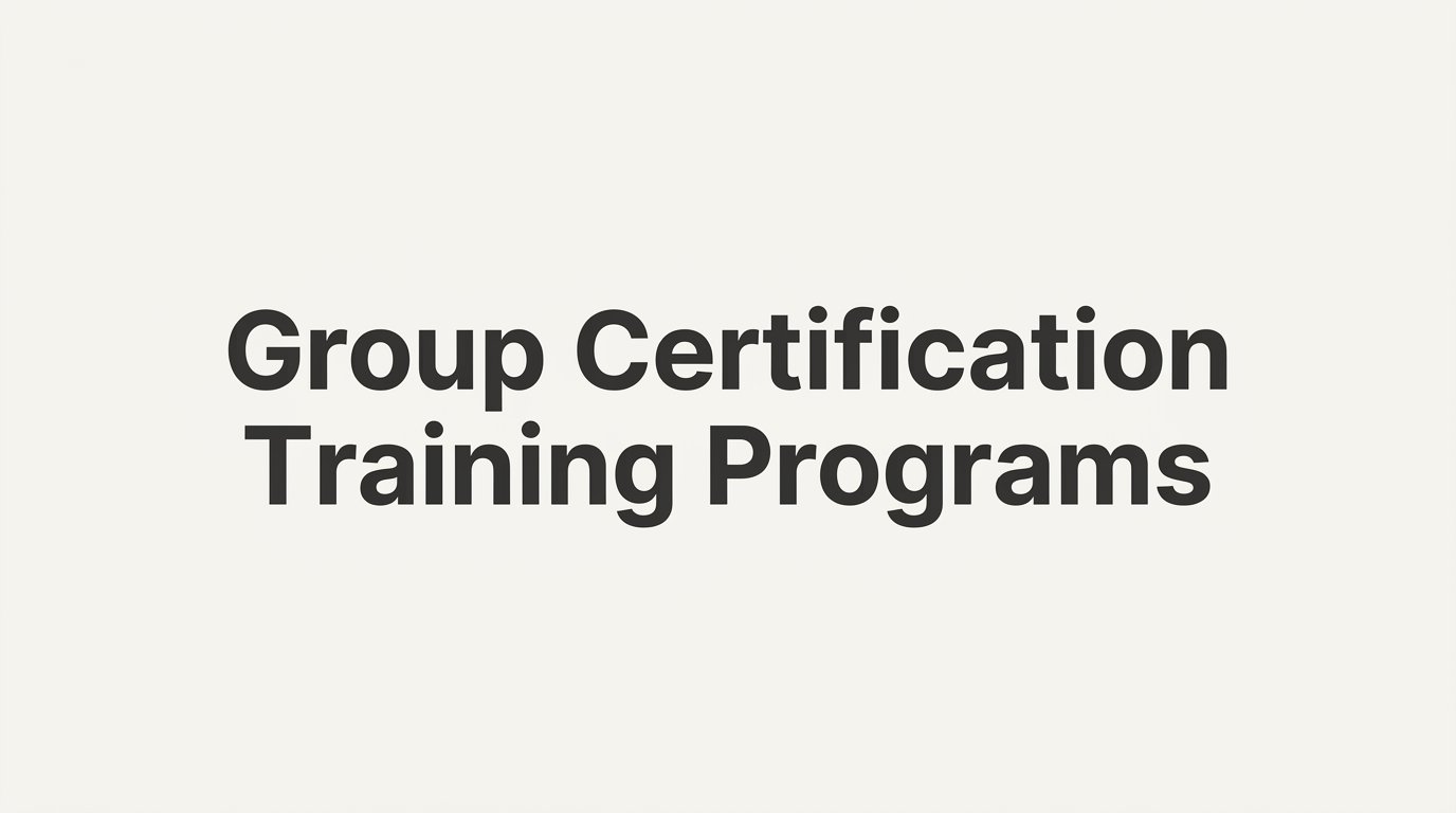 7 Strategies to Run Group Certification Training Programs That Keep Your Team Current