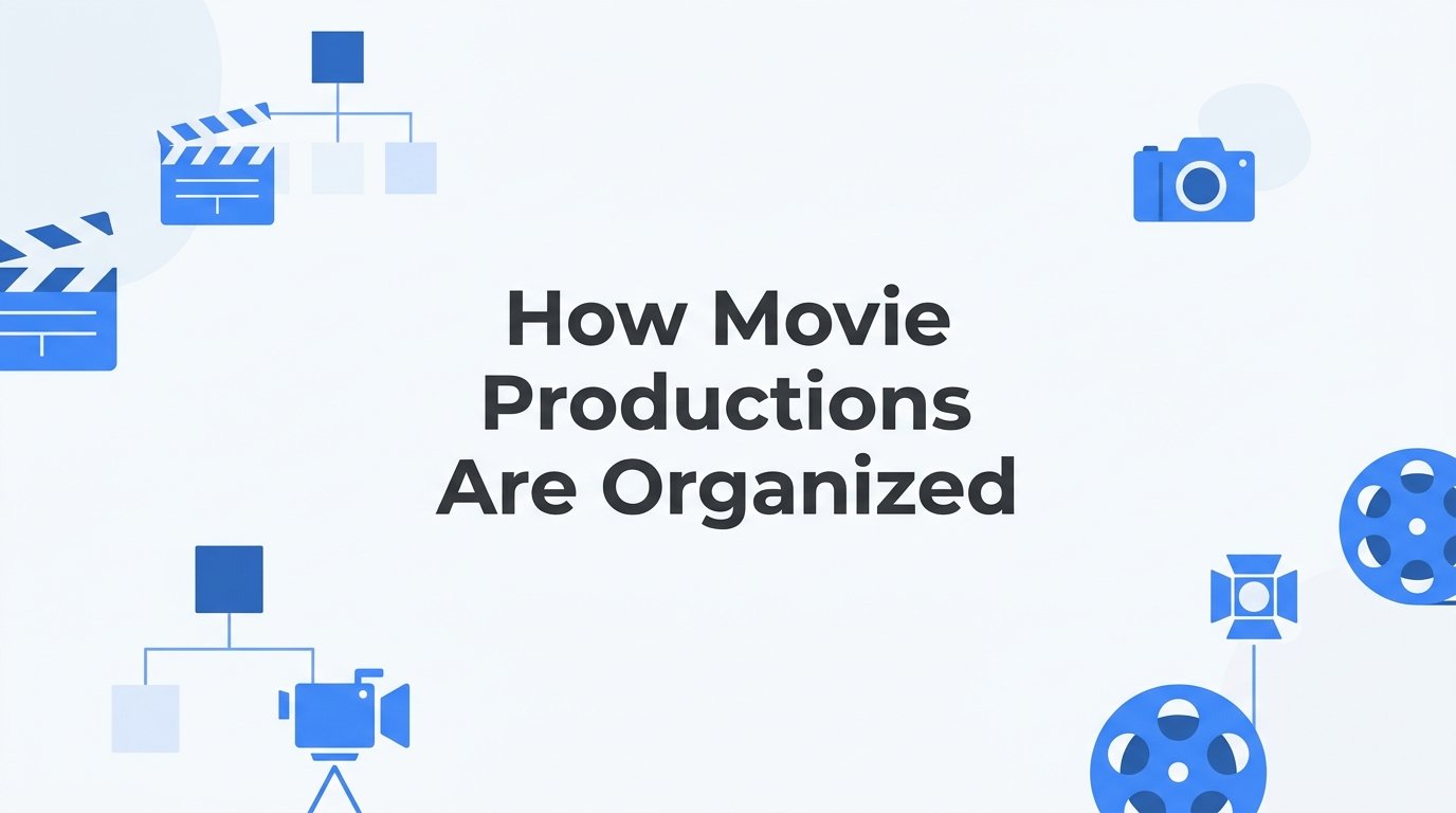 How Movie Productions Are Organized: Departments, Roles, and the Chain of Command