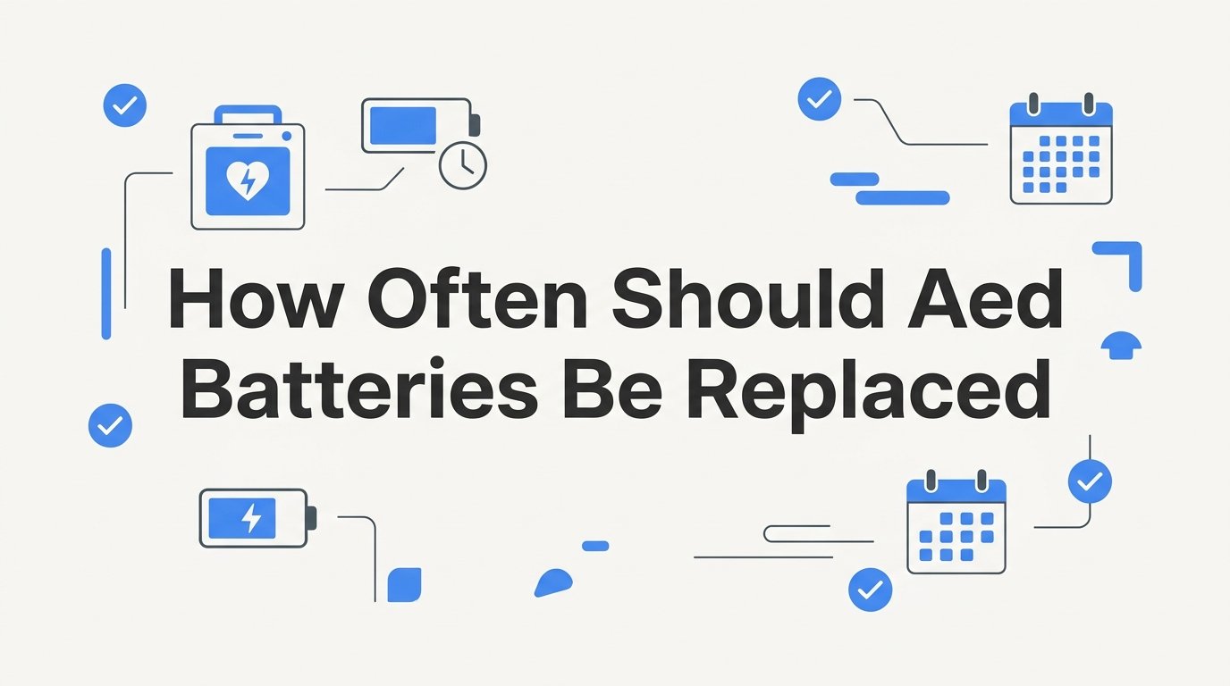 How Often Should AED Batteries Be Replaced?