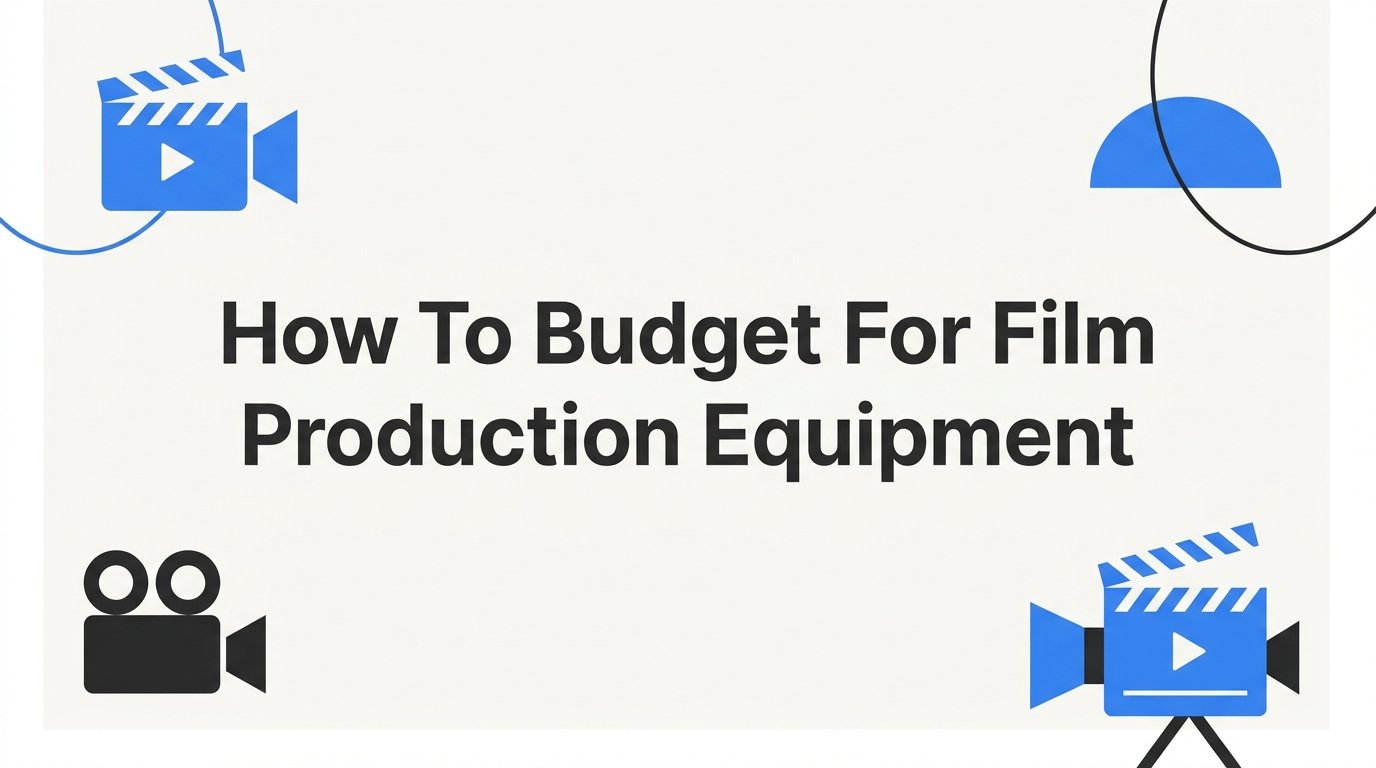How to Budget for Film Production Equipment: A Step-by-Step Guide