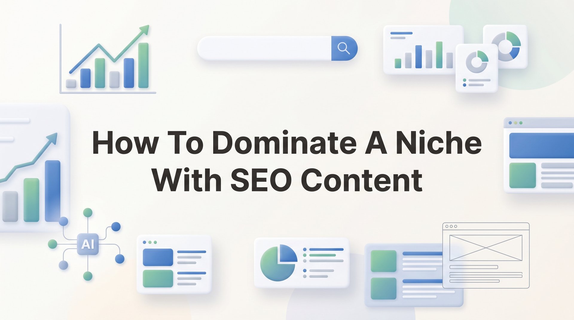 Cover image for blog post: How to Dominate a Niche with SEO Content: A Step-by-Step Guide for Business Owners
