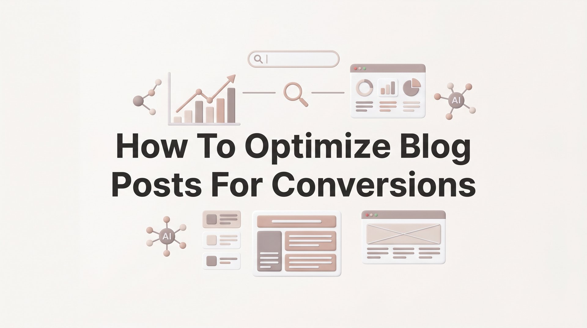 Cover image for blog post: How to Optimize Blog Posts for Conversions: A Step-by-Step Guide for Business Owners