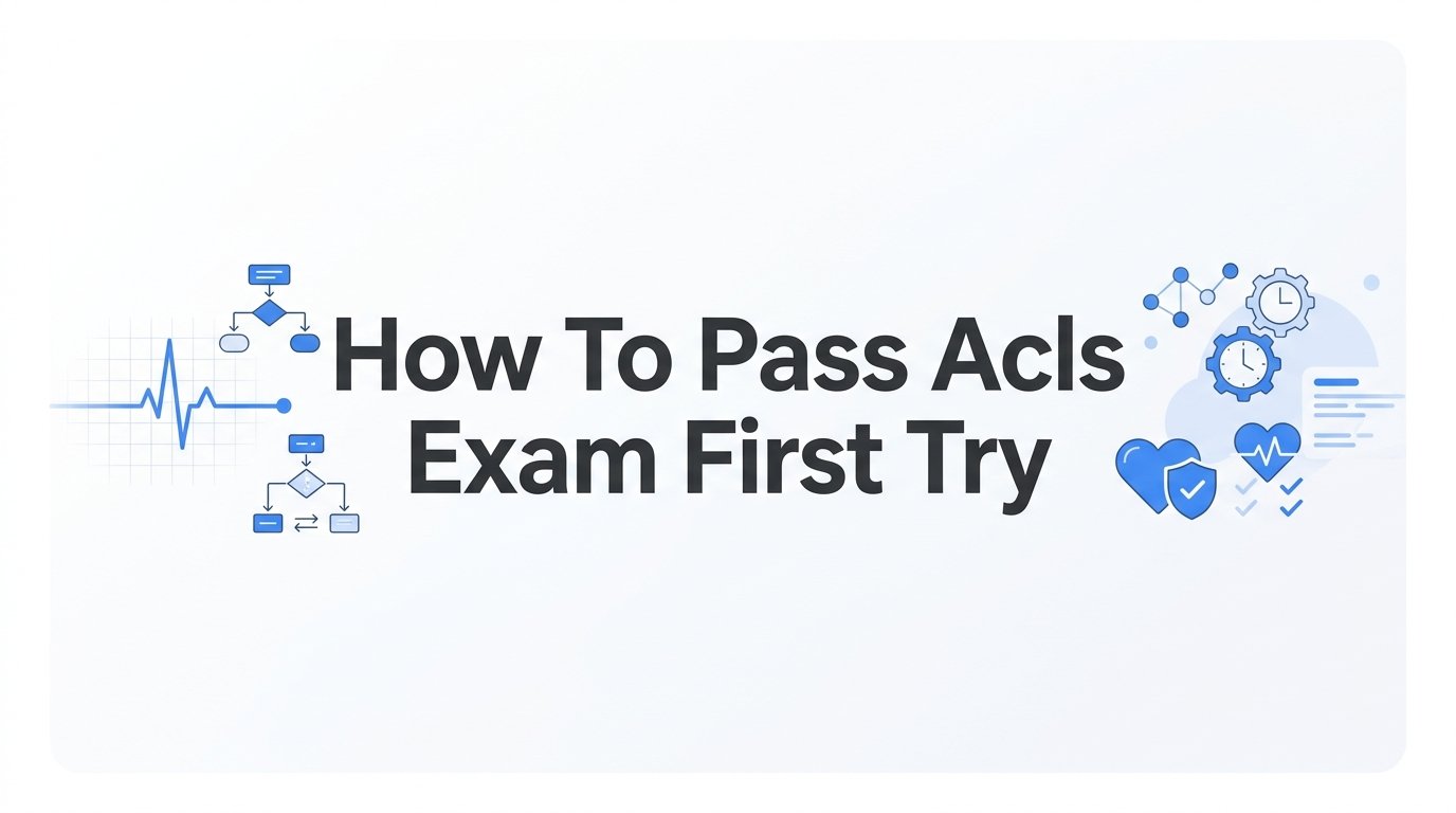 How to Pass the ACLS Exam First Try