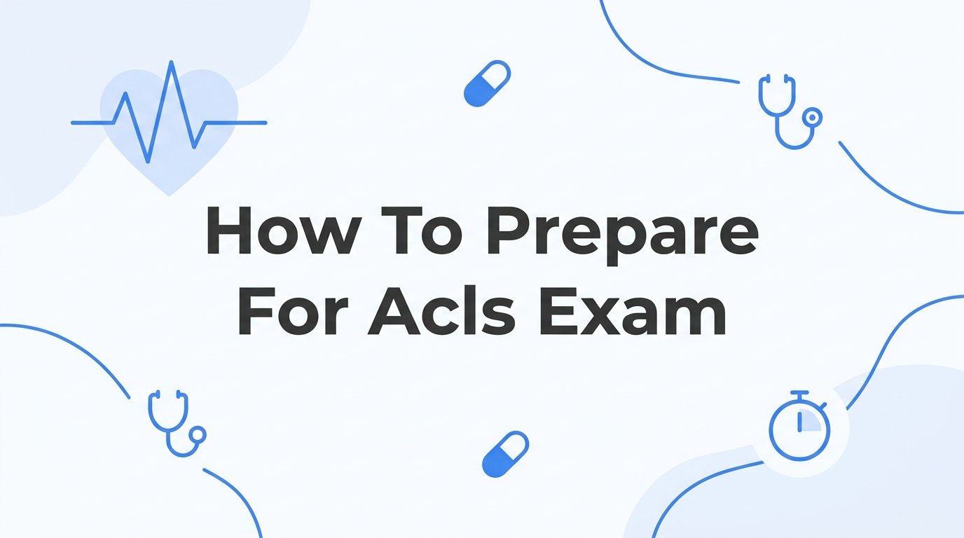How to Prepare for the ACLS Exam: A Step-by-Step Guide for Healthcare Professionals
