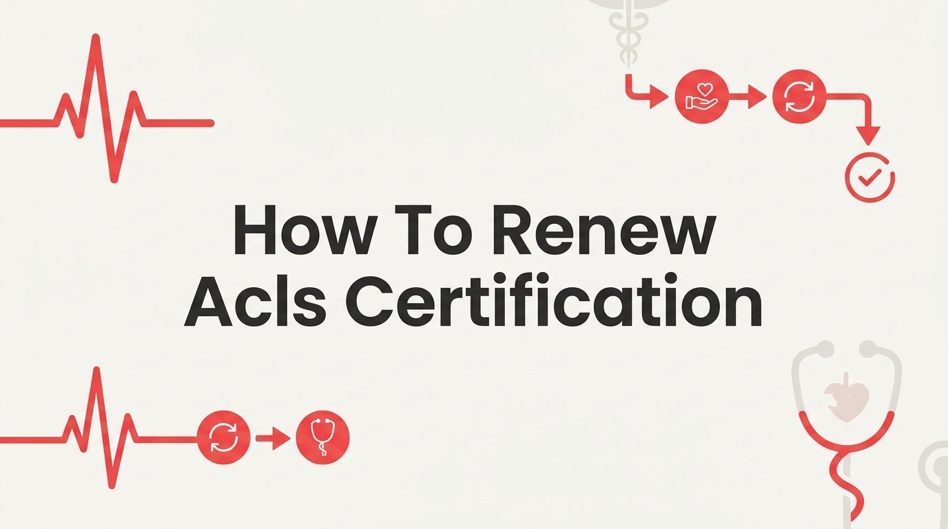 How to Renew Your ACLS Certification: A Step-by-Step Guide
