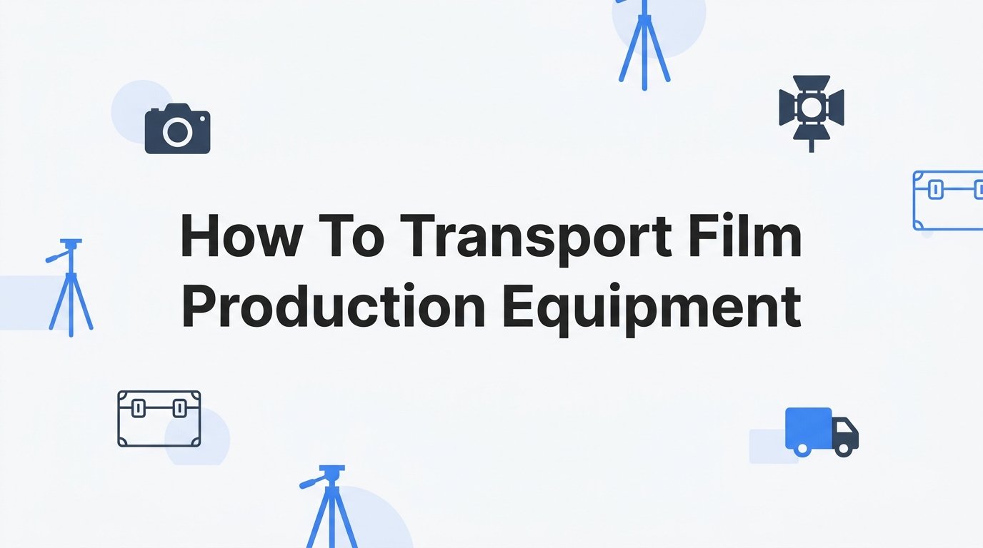 How to Transport Film Production Equipment Safely: A Step-by-Step Guide
