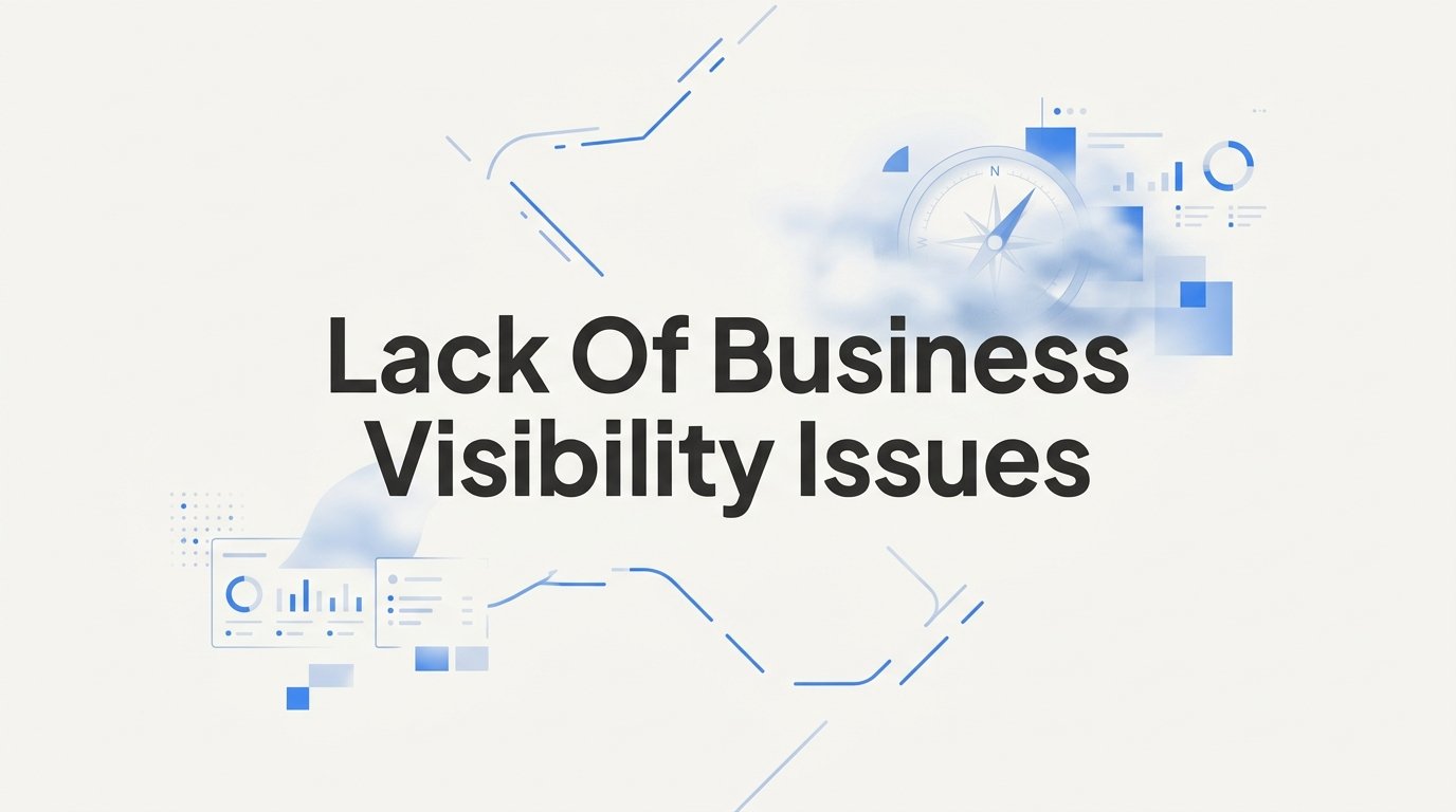 Lack of Business Visibility Issues: Why You Can't Afford to Fly Blind