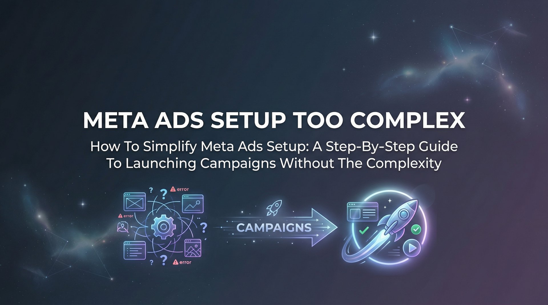 Meta Complex Meta Ads Setup Too Complex? Simplify It in 5 Steps | AdStellar