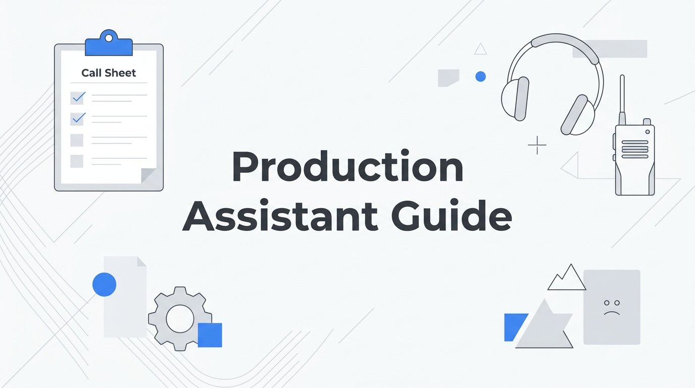 Production Assistant Guide: How to Succeed on Your First Film Set