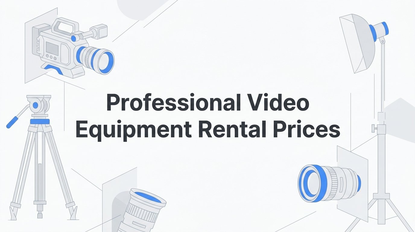 Professional Video Equipment Rental Prices: What You're Actually Paying For (and Why)