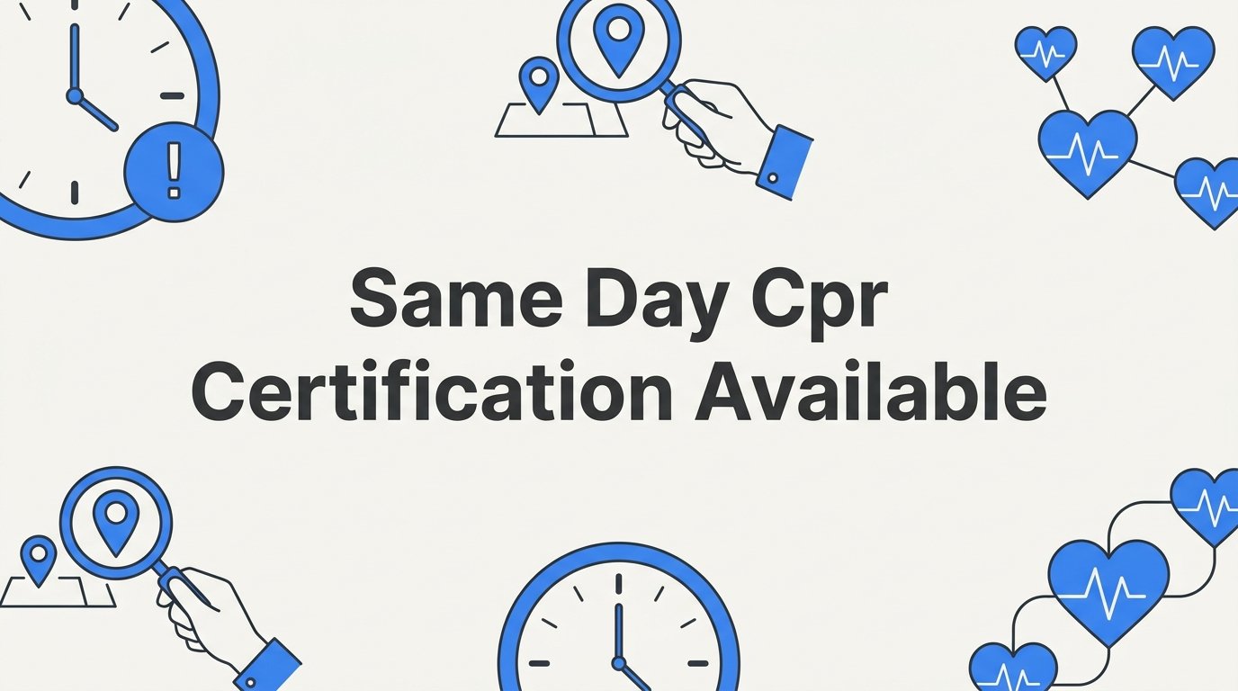 7 Proven Strategies to Find Same Day CPR Certification Available Near You