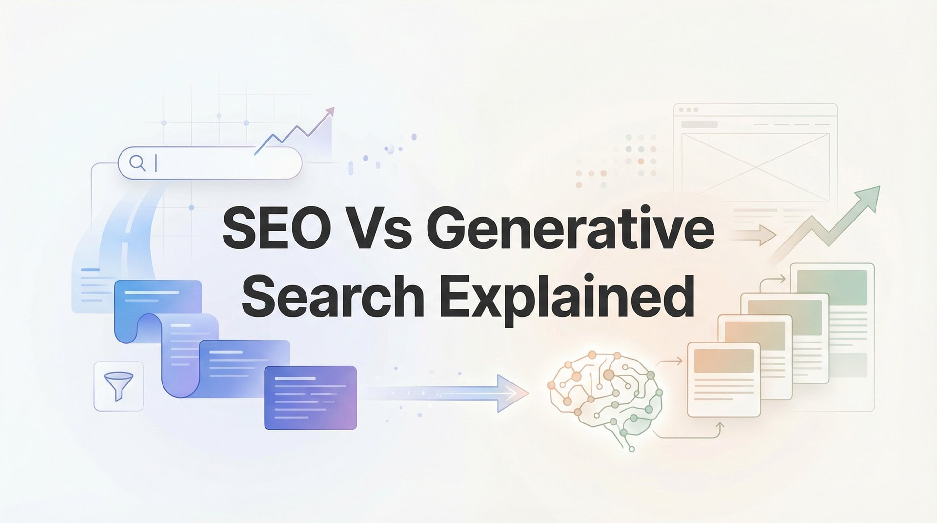 Cover image for blog post: SEO vs Generative Search Explained: 7 Key Strategies to Master Both