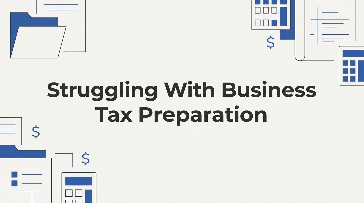 Struggling with Business Tax Preparation? Here's Why It Happens and What to Do About It
