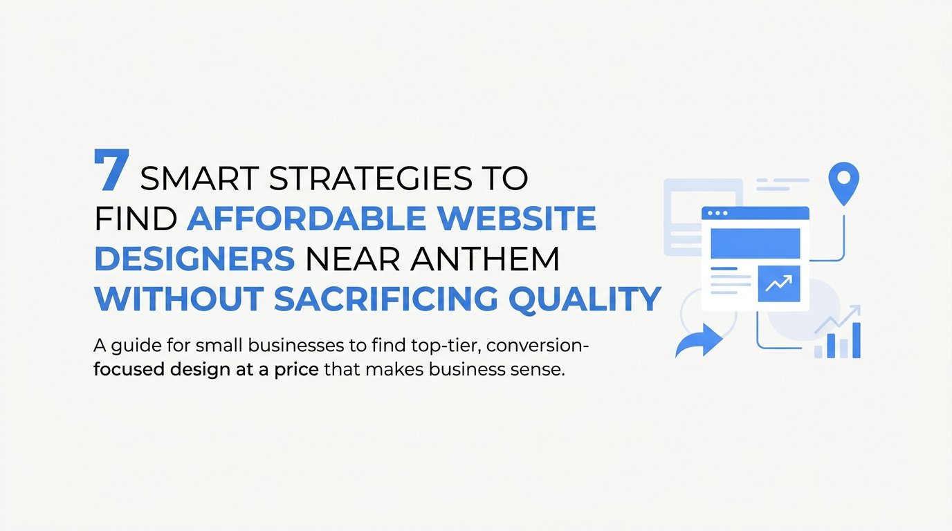 Cover image for blog post: 7 Smart Strategies to Find Affordable Website Designers Near Anthem Without Sacrificing Quality