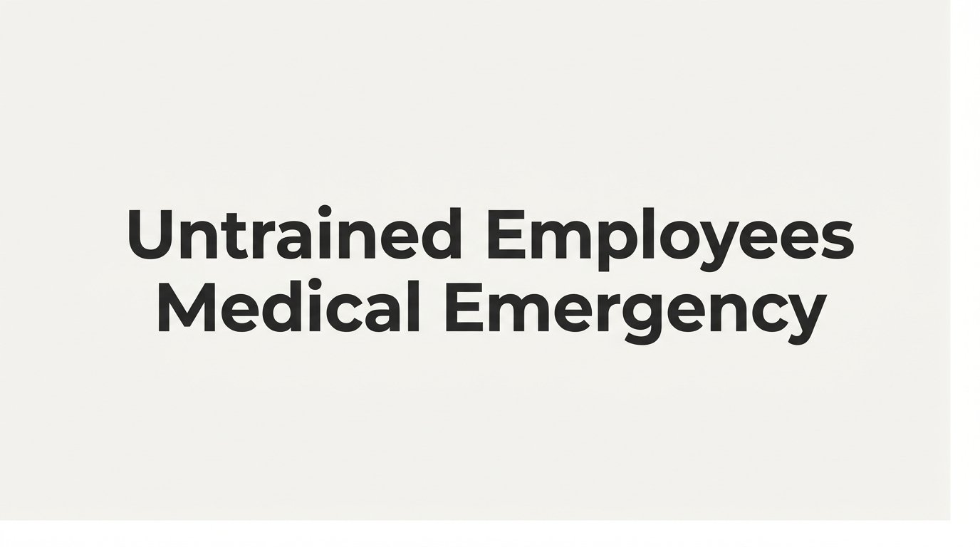 What Happens When Untrained Employees Face a Medical Emergency at Work