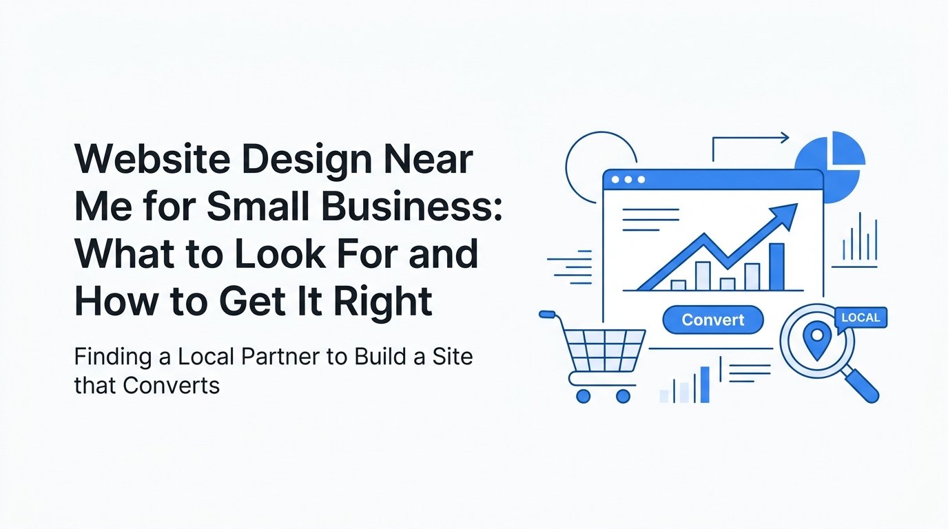 Cover image for blog post: Website Design Near Me for Small Business: What to Look For and How to Get It Right