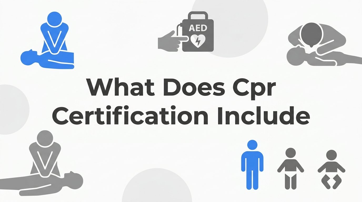 What Does CPR Certification Include? A Complete Breakdown of What You'll Learn