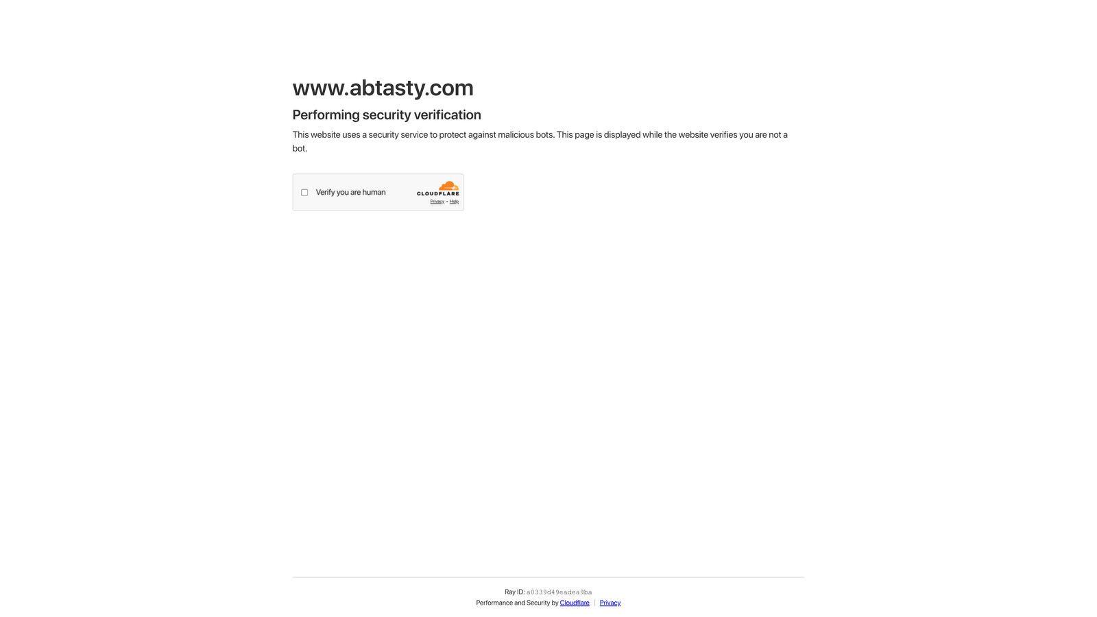 Screenshot of AB Tasty website