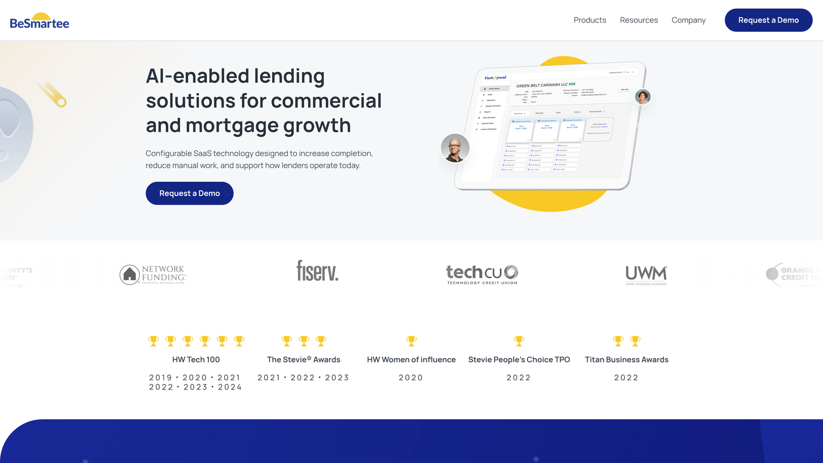 Screenshot of BeSmartee website