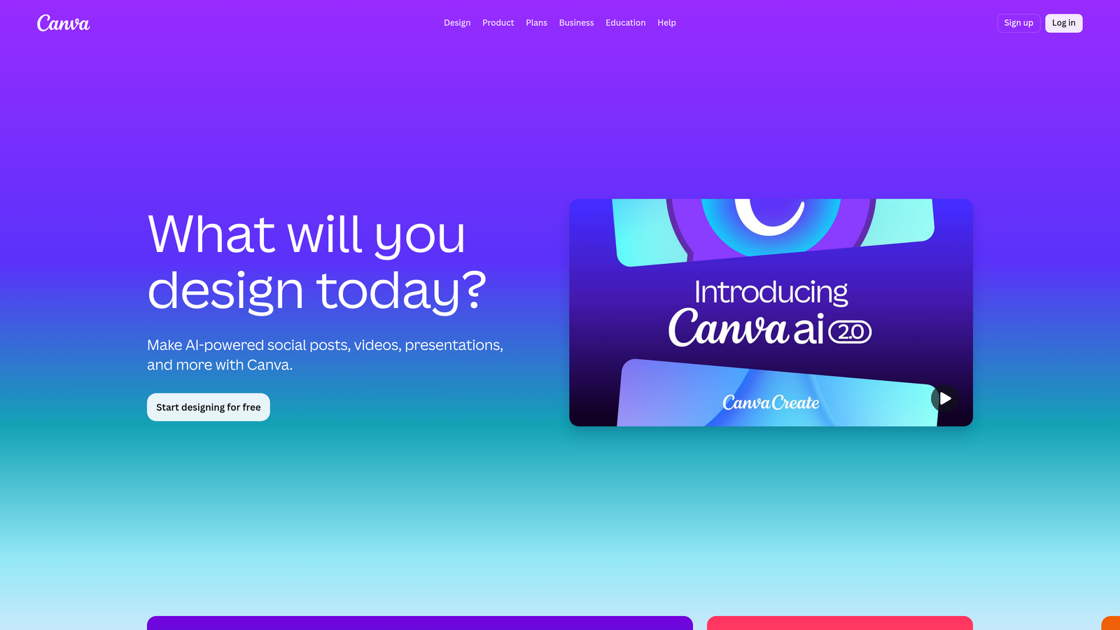 Screenshot of Canva Magic Studio website