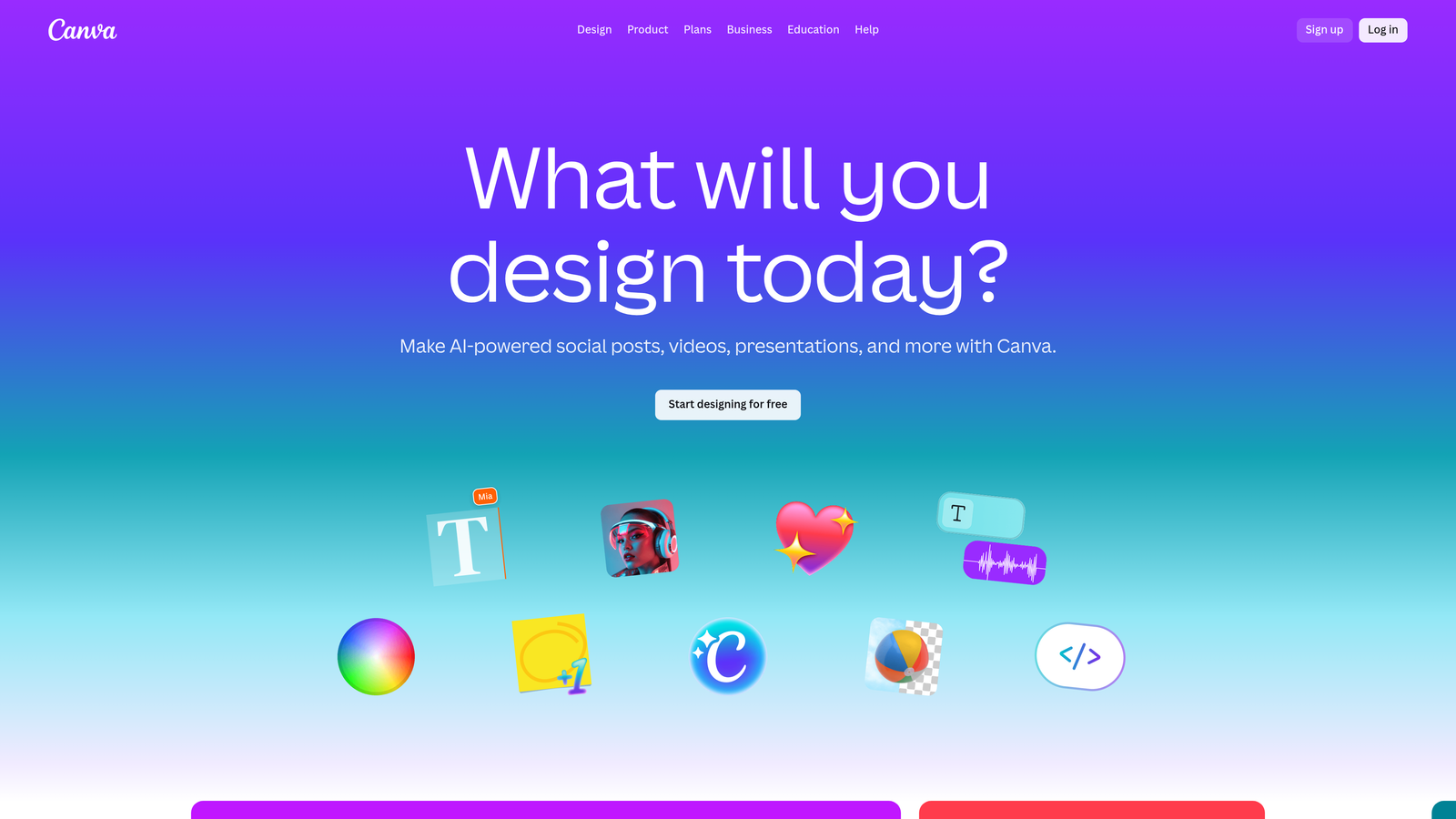 Screenshot of Canva Pro website