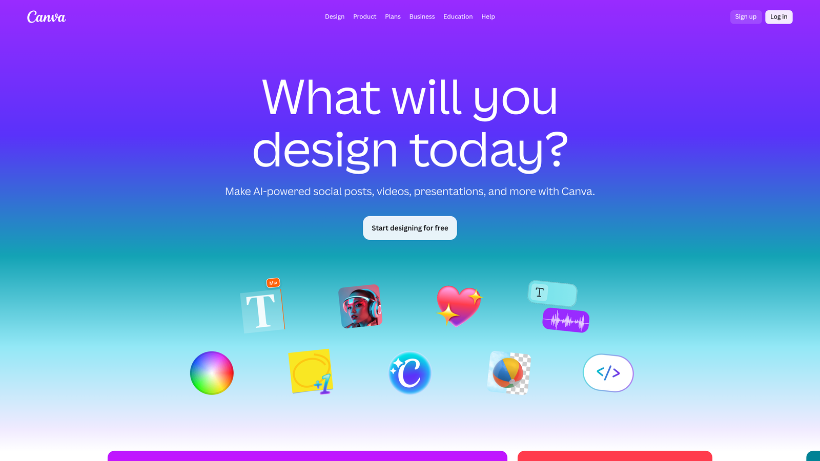 Screenshot of Canva Pro website