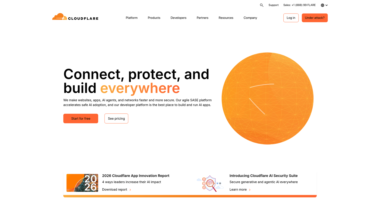 Screenshot of Cloudflare IndexNow website