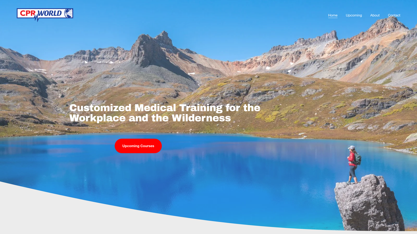 Screenshot of CPR World website
