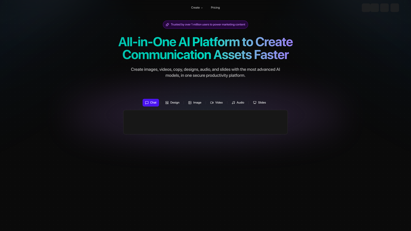 Screenshot of Designs.ai website