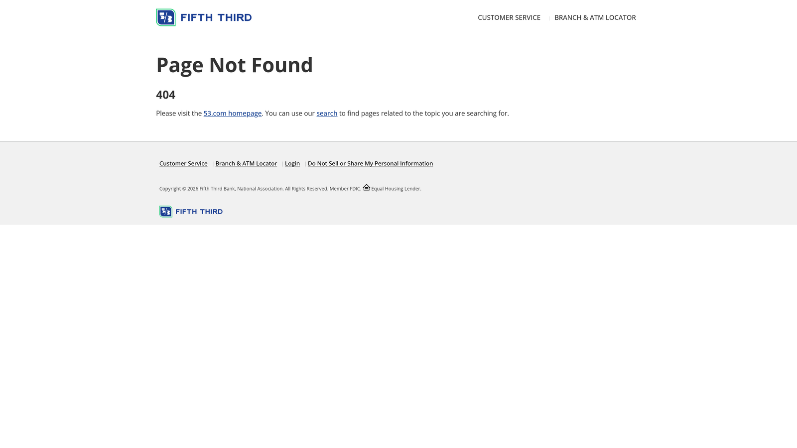 Screenshot of Fifth Third Momentum Checking website