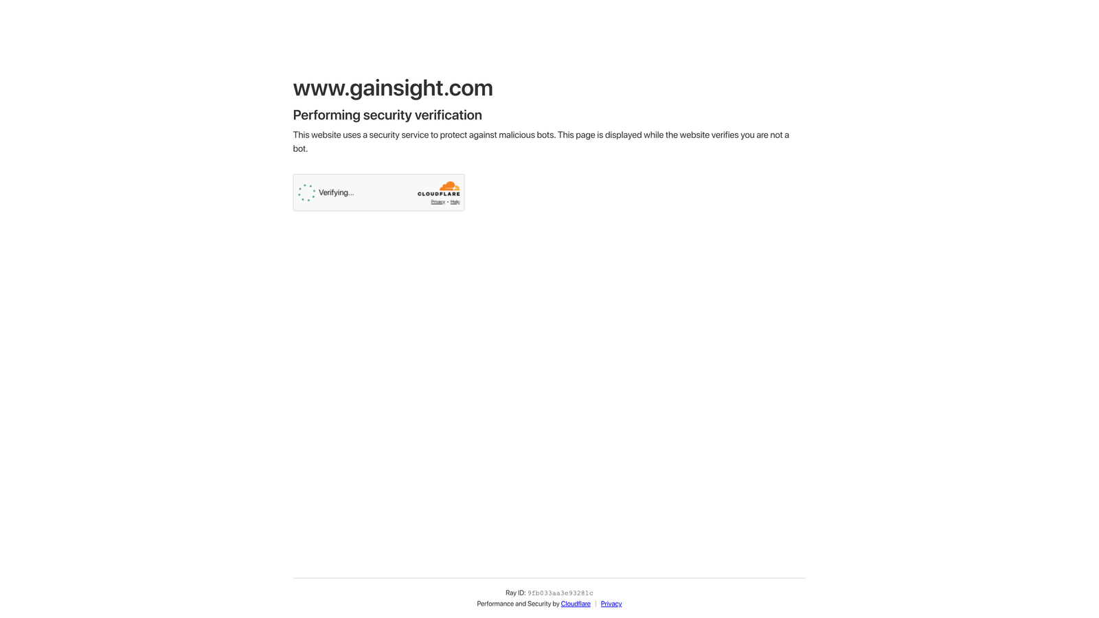 Screenshot of Gainsight website