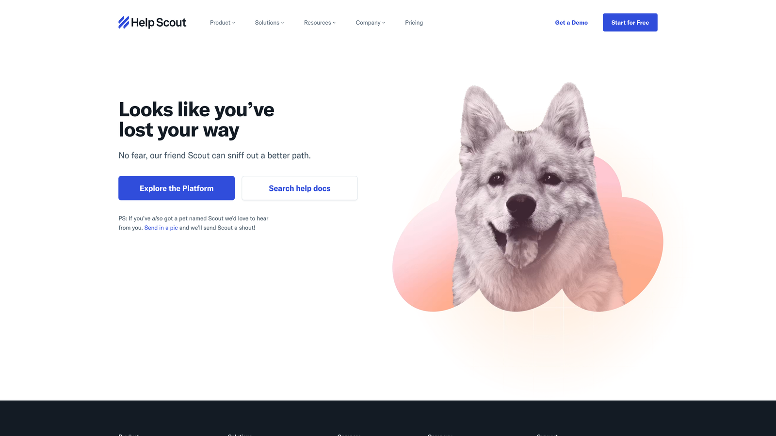 Screenshot of Help Scout AI website